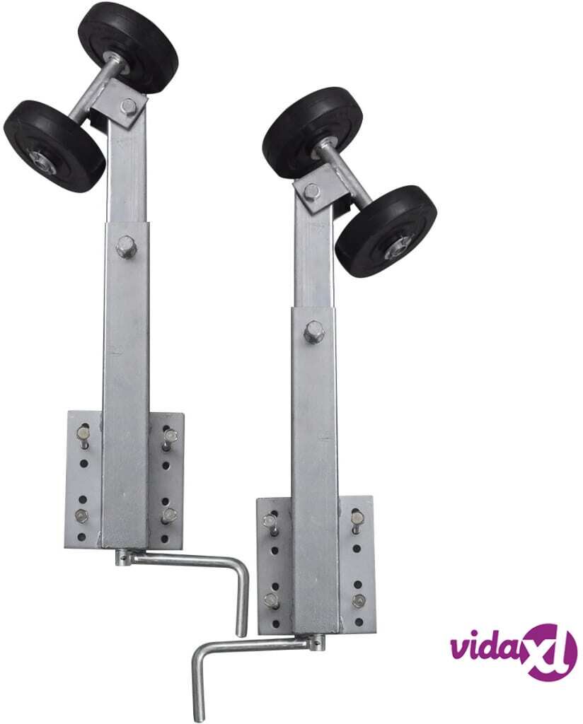 vidaXL Venetrailerin Tuplarulla Keulatukisarja 2-osainen 59 - 84 cm vidaXL Venetrailerin Tuplarulla Keulatukisarja 2-osainen 59 - 84 cm