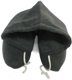 e-ville.com Pehmeä matkatyyny hupulla - Musta e-ville.com Pehmeä matkatyyny hupulla - Musta