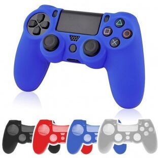 e-ville.com PS4 ohjaimen silikonisuoja - Musta e-ville.com PS4 ohjaimen silikonisuoja - Musta