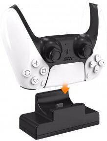 e-ville.com PS5 DualSense-ohjaimen Type-C lataustelakka e-ville.com PS5 DualSense-ohjaimen Type-C lataustelakka