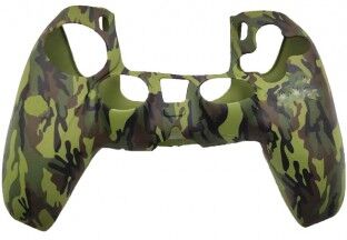 e-ville.com PS5 DualSense-ohjaimen silikonikuori maastokuviointi - Maastokuvio - tummanvihreä e-ville.com PS5 DualSense-ohjaimen silikonikuori maastokuviointi - Maastokuvio - tummanvihreä