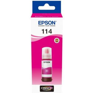 Epson 114 EcoTank -mustepullo, magenta