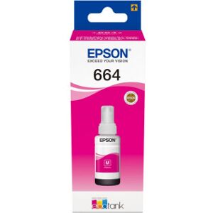 Epson T664 EcoTank -mustepullo, magenta