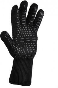 e-ville.com BBQ-grillihanska - Musta e-ville.com BBQ-grillihanska - Musta