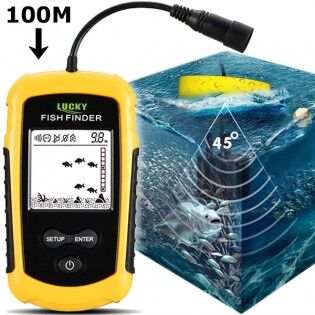 e-ville.com LUCKY kaikuluotain 2" näytöllä 100M e-ville.com LUCKY kaikuluotain 2" näytöllä 100M