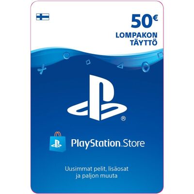 PlayStation Store PSN 50 EUR Lahjakortti / Latauskortti (fyysinen) PlayStation Store PSN 50 EUR Lahjakortti / Latauskortti (fyysinen)