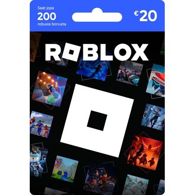 Roblox 20 EUR Lahjakortti / Latauskortti Roblox 20 EUR Lahjakortti / Latauskortti