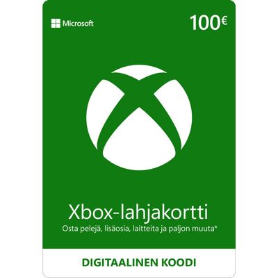 Microsoft Xbox Lahjakortti 100 EUR Microsoft Xbox Lahjakortti 100 EUR