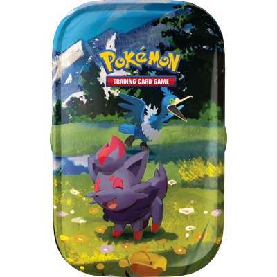 Pokemon Mega Evolution 2.5 Ascended Heroes Mini Tin Zorua & Cramorant Pokemon Mega Evolution 2.5 Ascended Heroes Mini Tin Zorua & Cramorant