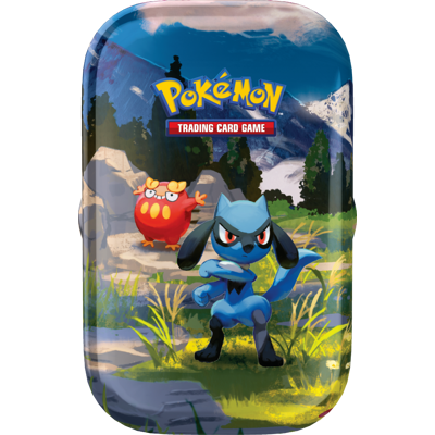 Pokemon Mega Evolution 2.5 Ascended Heroes Mini Tin Riolu & Darumaka Pokemon Mega Evolution 2.5 Ascended Heroes Mini Tin Riolu & Darumaka