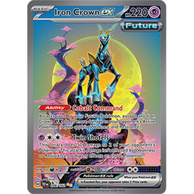 Iron Crown ex (TEF 206) (NM) Pokemon (Käytetty) Iron Crown ex (TEF 206) (NM) Pokemon (Käytetty)