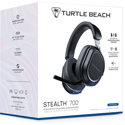 Turtle Beach Stealth 700 Gen 3 Langattomat Pelikuulokkeet - Black PS5 Turtle Beach Stealth 700 Gen 3 Langattomat Pelikuulokkeet - Black PS5