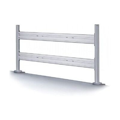 NewStar Neomounts flat screen desk toolbar for 6 screens (70 x 130 cm) 6 screens silver NewStar Neomounts flat screen desk toolbar for 6 screens (70 x 130 cm) 6 screens silver