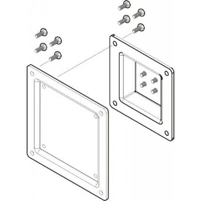 Neomounts by newstar vesa conversion plate - vesa 75 to 100 - black Neomounts by newstar vesa conversion plate - vesa 75 to 100 - black