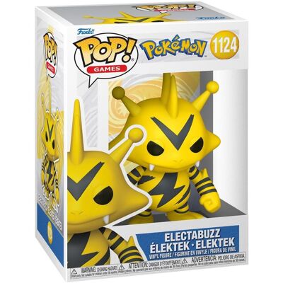 Funko POP! Games: Pokemon - Electabuzz #1124 Vinyl Figuuri Funko POP! Games: Pokemon - Electabuzz #1124 Vinyl Figuuri