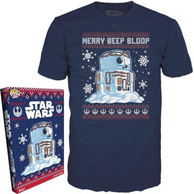 Funko Boxed Tees: Disney Star Wars Holiday - R2-D2 Snowman (L) Funko Boxed Tees: Disney Star Wars Holiday - R2-D2 Snowman (L)
