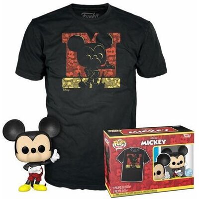 Funko Pop! & Tee (Adult): Disney - Mickey (Diamond Collection) (Special Funko Pop! & Tee (Adult): Disney - Mickey (Diamond Collection) (Special