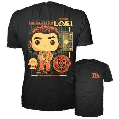 Funko Pop! Tee: Marvel - Loki TVA (M) Funko Pop! Tee: Marvel - Loki TVA (M)