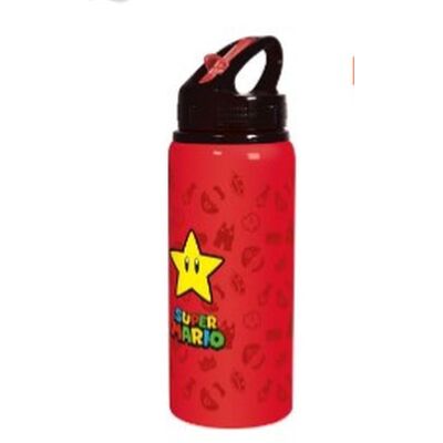 Stor: Nintendo - Super Mario Aluminium Sport Bottle (730ml) (75910) Stor: Nintendo - Super Mario Aluminium Sport Bottle (730ml) (75910)