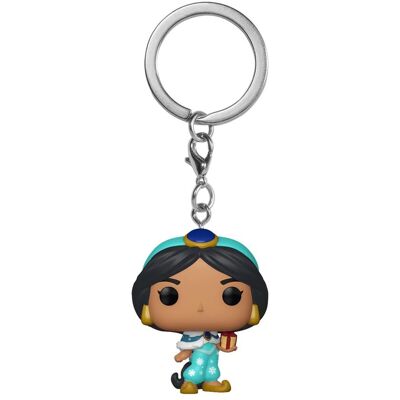 Funko Pocket Pop! Disney: Princess Holiday - Jasmine Vinyl Figure Keychain Funko Pocket Pop! Disney: Princess Holiday - Jasmine Vinyl Figure Keychain