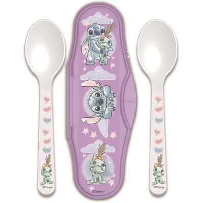 Stor Disney: Stitch Cuddle Me - Toddler 2 Pcs PP Traveling Spoons (10966) Stor Disney: Stitch Cuddle Me - Toddler 2 Pcs PP Traveling Spoons (10966)