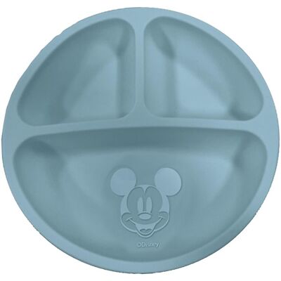 Stor Disney: Mickey Mouse - Toddler Divided Silicone Plate (12225) Stor Disney: Mickey Mouse - Toddler Divided Silicone Plate (12225)