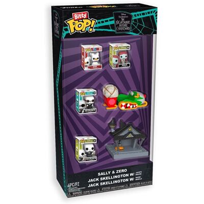 Funko Bitty Pop! Disney: The Night Before Christmas - Sally & Zero / Jack Funko Bitty Pop! Disney: The Night Before Christmas - Sally & Zero / Jack
