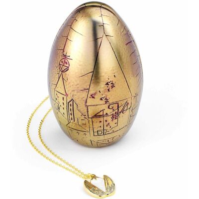 Carat Shop Harry Potter - Boxed Golden Egg Necklace in a Gift Tin - Gold Carat Shop Harry Potter - Boxed Golden Egg Necklace in a Gift Tin - Gold