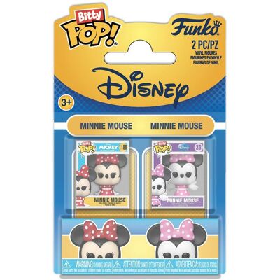 Funko Bitty Pop! Disney: Minnie Mouse & Minnie Mouse -2-Pack Vinyl Figures Funko Bitty Pop! Disney: Minnie Mouse & Minnie Mouse -2-Pack Vinyl Figures