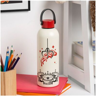Paladone Disney: Toy Story - Pizza Planet Metal Water Bottle with Carry Loop Paladone Disney: Toy Story - Pizza Planet Metal Water Bottle with Carry Loop