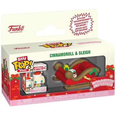 Funko Bitty Pop! Rides: Hello Kitty And Friends (Holiday) - Cinnamoroll & Funko Bitty Pop! Rides: Hello Kitty And Friends (Holiday) - Cinnamoroll &