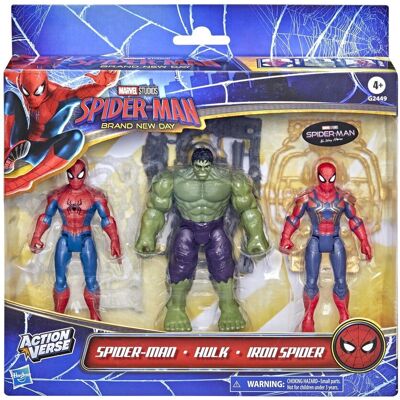 Hasbro Marvel: Spider-Man - Brand New Day - Spider-Man, Hulk & Iron Spider Hasbro Marvel: Spider-Man - Brand New Day - Spider-Man, Hulk & Iron Spider