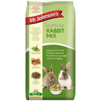 Johnsons Veterinary Products Mr Johnsons Supreme Rabbit Mix - Pieni eläinvälipala Johnsons Veterinary Products Mr Johnsons Supreme Rabbit Mix - Pieni eläinvälipala