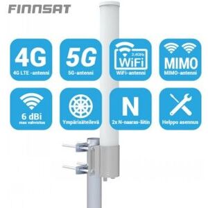 Finnsat fs3500 5g//4g/gsm mimo paaluantenni Finnsat fs3500 5g//4g/gsm mimo paaluantenni