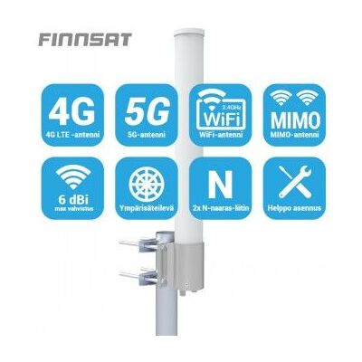 Finnsat fs3500 5g//4g/gsm mimo paaluantenni Finnsat fs3500 5g//4g/gsm mimo paaluantenni