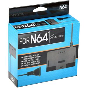 AC Adapter (Virtajohto ja muuntaja) N64 Nintendo 64 AC Adapter (Virtajohto ja muuntaja) N64 Nintendo 64