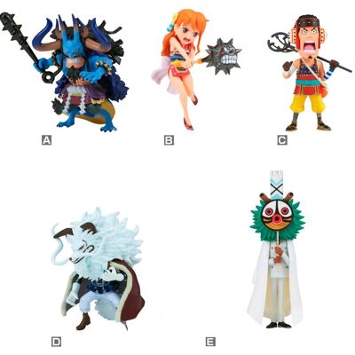 One Piece - World Collectables -Wanokuni Onigashima 5 Figure ass One Piece - World Collectables -Wanokuni Onigashima 5 Figure ass