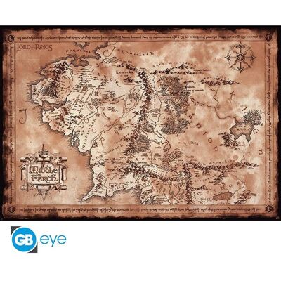 Lord Of The Rings Map Juliste 91.5 X 61 cm Lord Of The Rings Map Juliste 91.5 X 61 cm