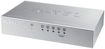 Zyxel ES-105A V3 5-PORT DESKTOP FAST ETHERNET SWITCH - METAL HOUSING