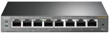 TP-Link TL-SG108PE 8-PORT GB POE SMART SWITCH