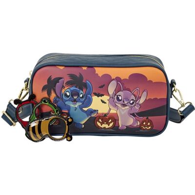 Loungefly Disney: Stitch - Stitch & Angel Halloween Costumes Crossbody Bag Loungefly Disney: Stitch - Stitch & Angel Halloween Costumes Crossbody Bag