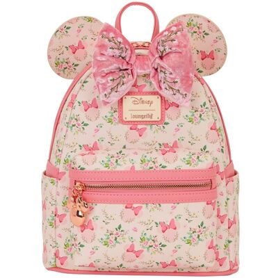 Loungefly Disney: Minnie Mouse Floral Mini Backpack (WDBK4332) Loungefly Disney: Minnie Mouse Floral Mini Backpack (WDBK4332)