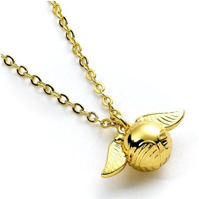 Carat Shop Harry Potter - Golden Snitch Gold Tone Necklace (WNX3D004) Carat Shop Harry Potter - Golden Snitch Gold Tone Necklace (WNX3D004)