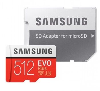 Samsung MICRO SD EVO+ 512GB WITH SD ADAPTER (2020)