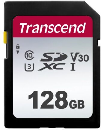 Transcend SDXC UHS-3/V30 128GB 3D NAND