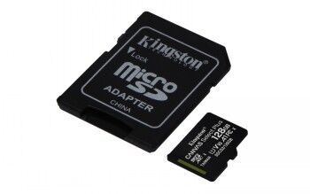 Kingston 128GB MICROSDHC CANVAS SELECT PLUS 100R