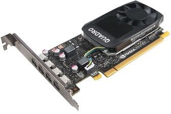 Lenovo ThinkStation NVIDIA Quadro P1000 4GB GDDR5 Mini DPx4 Graphics Card with HP Bracket