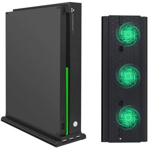Xbox One X Pystyteline Viilennyksellä ja USB Porteilla TYX-1768 Xbox One X Pystyteline Viilennyksellä ja USB Porteilla TYX-1768