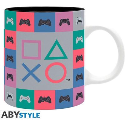 Abysse: Playstation - Controllers Mug (320ml) (ABYMUGA635) Abysse: Playstation - Controllers Mug (320ml) (ABYMUGA635)