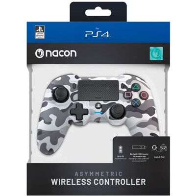 Langaton Bluetooth Peliohjain Grey Camo PS4 Nacon Langaton Bluetooth Peliohjain Grey Camo PS4 Nacon